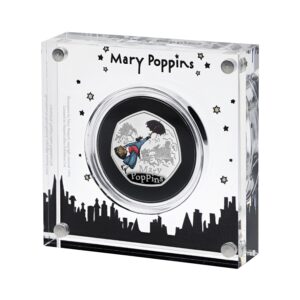2025 Mary Poppins 50p Coloured Silver Proof