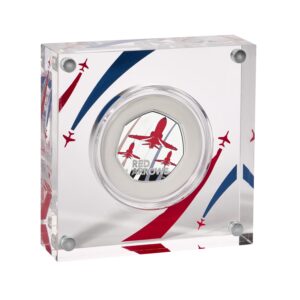 2025 Red Arrows 50p Coloured Silver Proof