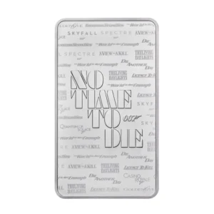 James Bond - No Time to Die 10 Oz Silver Bar by Royal Mint