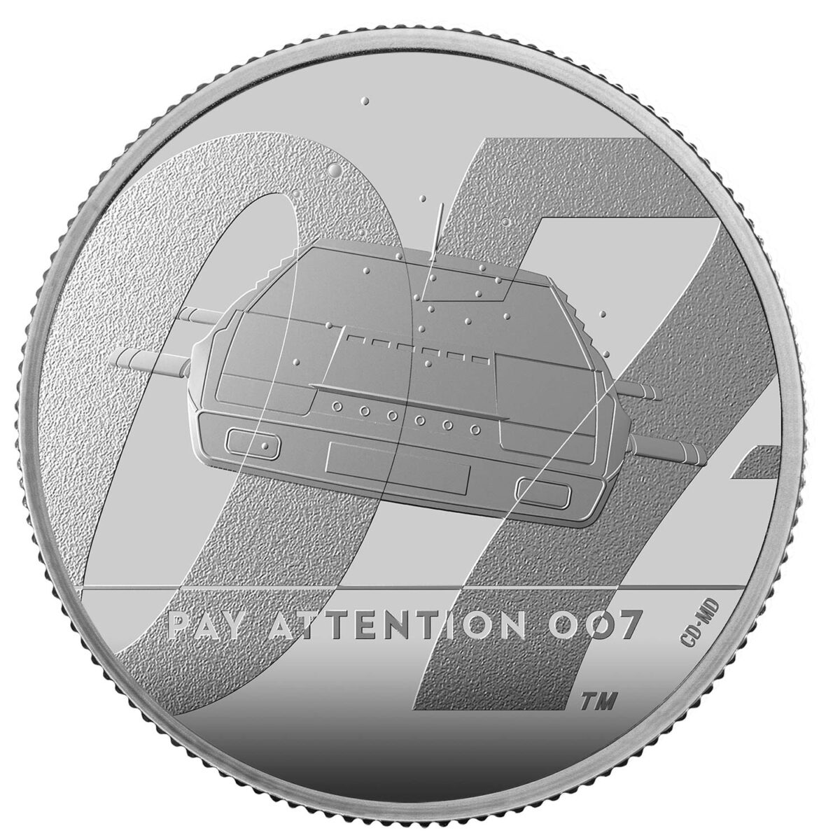 2020 02 Pay Attention, James Bond UK Half Oz Silver Proof - Image 3