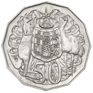 Various Australia Circulated Coat of Arms 50c