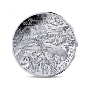2025 France - Jules Verne: Twenty Thousand Leagues Under the Seas 10€ Silver Proof