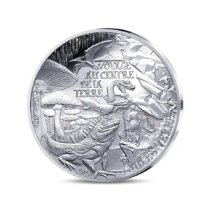 2025 France - Jules Verne: Journey to the Center of the Earth 10€ Silver Proof