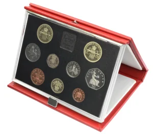 1989 Annual Deluxe Proof (Red) Coin Set