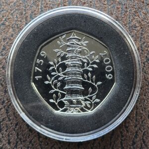 2009 Kew Gardens 50p BU Coin in Capsule