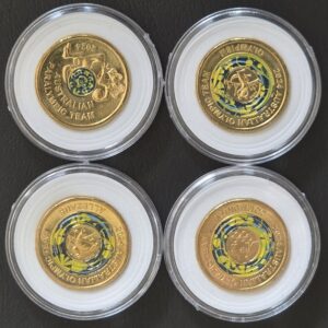 2024 Australia Tokyo Olympics 4x $2 Circulated Coins in Capsules