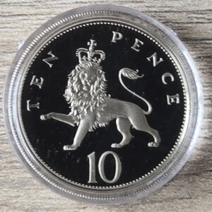 Date Run 1992-2008 UK Decimal Proof 10p Ten Pennies Crowned Lion in Capsules