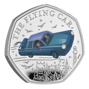 2025 Harry Potter - 07 Flying Car 50p Coloured BU