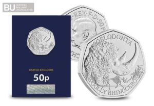 2024 Ice Age Giants - 02 Woolly Rhino 50p CC Certified BU