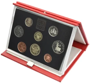1986 Annual Deluxe Proof (Red) Coin Set