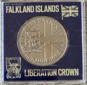 1982 Falkland Islands Liberation 50p Crown