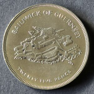 1977 Guernsey Silver Jubilee Circulating Crown