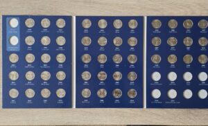 1999 - 2008 US State Quarters 50-Coins Set in Warman's Album