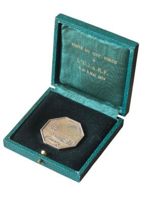 The Paris 1830 Personal Insurance Meeting Silver Medal Restrike