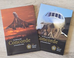 2008 Alderney Concorde £5 BU