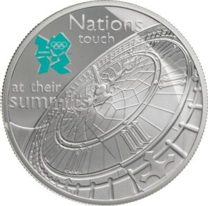 2009 London 2012 Big Ben £5 Coloured Proof Coin in Capsule