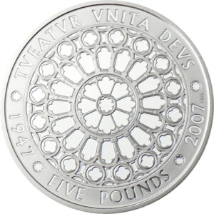 2007 Diamond Wedding £5 Silver Proof Coin in Capsule