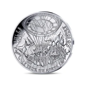 2025 France - Jules Verne: Around the World in 80 Days 10€ Silver Proof