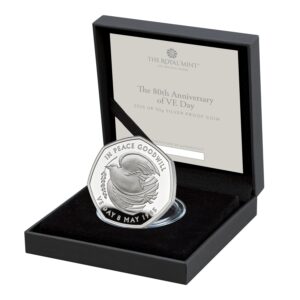 2025 VE-Day 80th Anniversary 50p Silver Proof