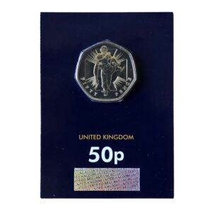 2019 Reissue Heroic Acts UK 50p Certified BU - CC