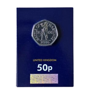 2019 Reissue Battle of Hastings UK 50p Certified BU - CC