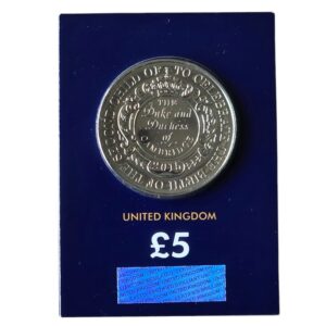 2015 Royal Birth Princess Charlotte £5 BU CC Certified