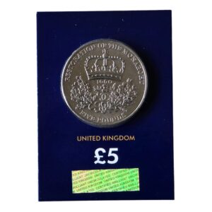2010 Restoration of Monarchy £5 BU CC Certified