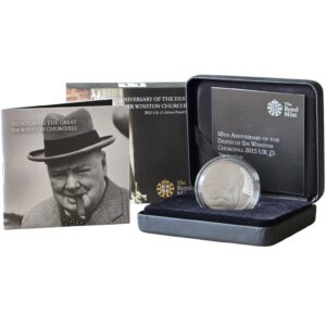 2015 Sir Winston Churchill UK £5 Silver Proof