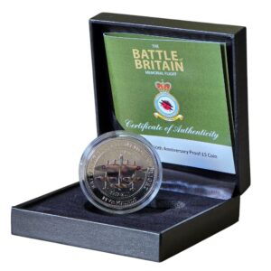 2017 Jersey Battle of Britain Memorial Flight £5 Coloured Proof
