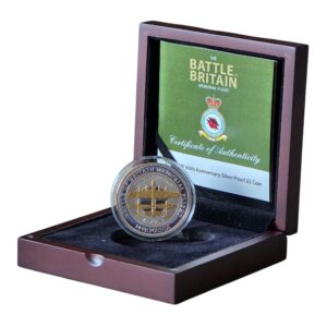 2017 Jersey Battle of Britain Memorial Flight £5 Coloured Silver Proof