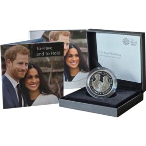 2018 Royal Wedding Harry Meghan £5 Silver Proof <br><i>Slight Damage to outer box</i>