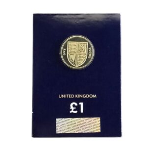 2016 Royal Shield of Arms £1 BU CC Certified