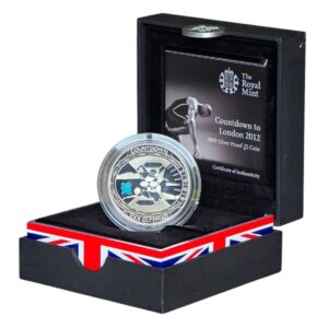 2009 Countdown To London Olympics '3' Silver Proof £5