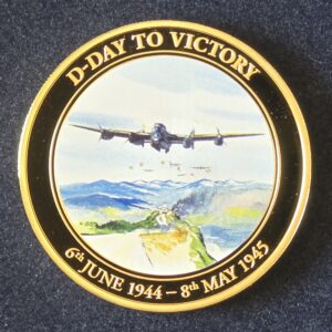 2014 Cook Islands D-Day to Victory: Berghof Proof $1 Copper with Gold Plated