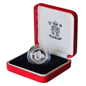 2004 UK Coin £1 Silver Proof Piedfort Forth Railway Bridge
