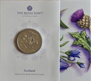 2025 Scotland Thistle and Bluebell UK Proof £5 RM Exclusive