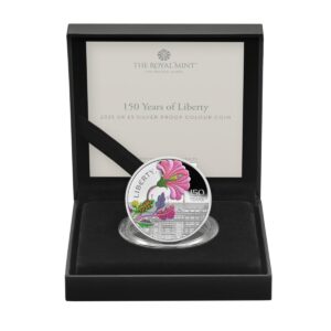 2025 150 years of Liberty £5 Coloured Silver Proof