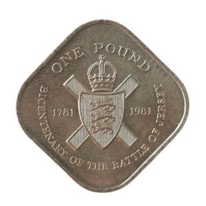 1981 Jersey - Bicentenary of the Battle of Jersey Circulated £1