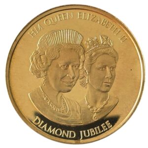 2012 Queen Elizabeth II Diamond Jubilee RBL Commemorative Medal in Capsule