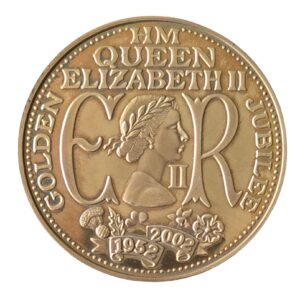 2002 Golden Jubilee Commemorative Medal by London Mint