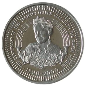 1999 Somalia - Queen Mother 25 Shillings in Capsule