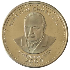 2000 Somalia - Winston Churchill 250 Shillings in Capsule