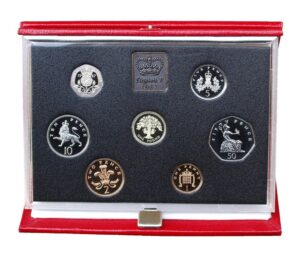 1987 Annual Deluxe Proof (Red) Coin Set
