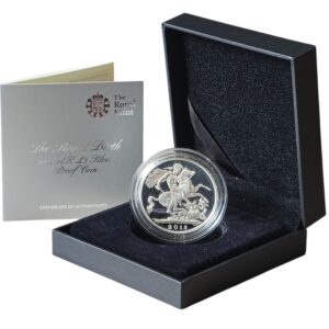 2013 Royal Birth St. George and Dragon £5 Silver Proof