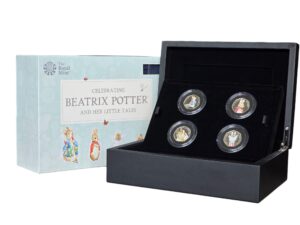2018 Beatrix Potter 4-Coin 50p Exclusive Set Silver Proof