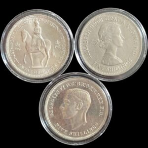 1951, 1953, 1960 Collection of 5 Shillings (Crowns)