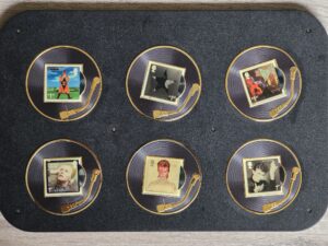 Legends of Music - David Bowie Aladdin Sane Stamp Medal Full Set