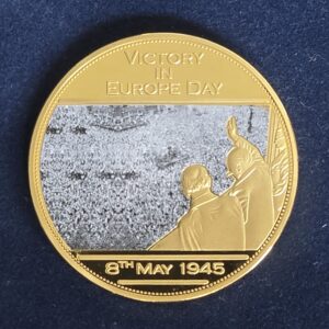 2014 Victory in Europe VE Day Gold Plated Commemorative