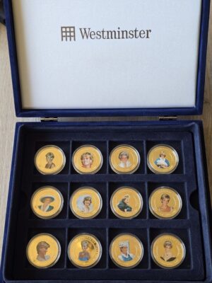 Lot: 528 - 2017 Cook Islands Diana Princess of Wales Gold Plated 12-Coin Collection