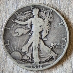 Auction Lot 507: USA 1918 Liberty Silver Half Dollar